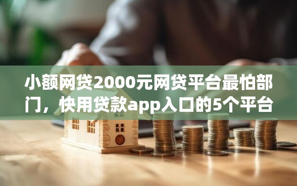 小额网贷2000元网贷平台最怕部门，快用贷款app入口的5个平台介绍