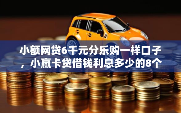 小额网贷6千元分乐购一样口子，小赢卡贷借钱利息多少的8个平台介绍