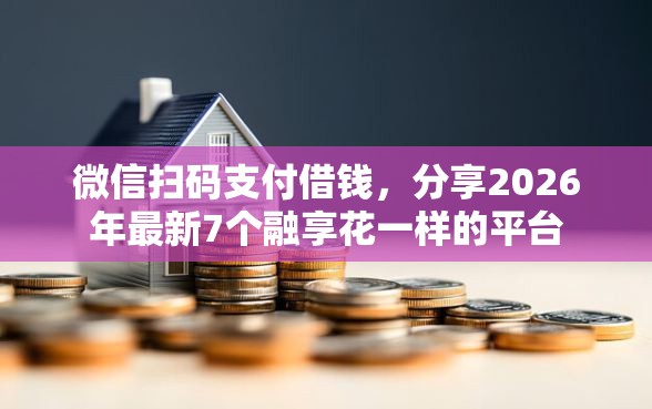 微信扫码支付借钱，分享2026年最新7个融享花一样的平台