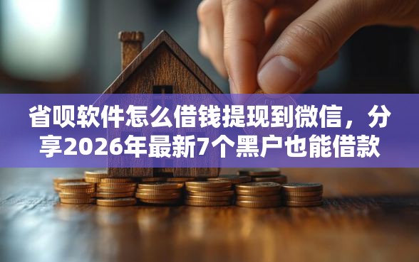 省呗软件怎么借钱提现到微信，分享2026年最新7个黑户也能借款的平台