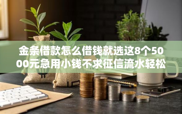 金条借款怎么借钱就选这8个5000元急用小钱不求征信流水轻松贷的平台