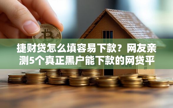 捷财贷怎么填容易下款？网友亲测5个真正黑户能下款的网贷平台盘点