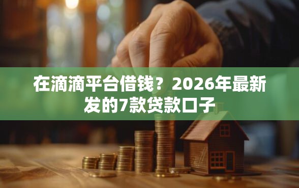 在滴滴平台借钱？2026年最新发的7款贷款口子