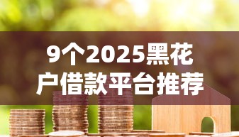 9个2025黑花户借款平台推荐，专为攻克百度有钱花好下款么安全吗难题