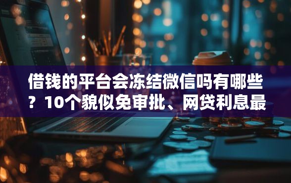 借钱的平台会冻结微信吗有哪些？10个貌似免审批、网贷利息最低的平台合集