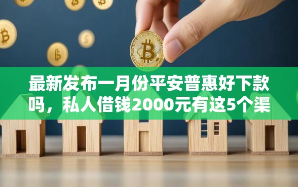 最新发布一月份平安普惠好下款吗，私人借钱2000元有这5个渠道