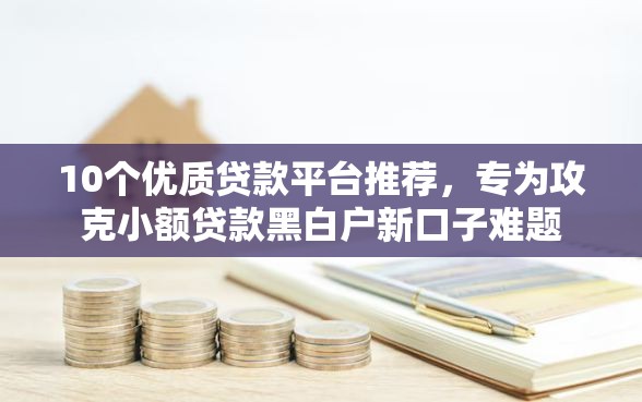 10个优质贷款平台推荐，专为攻克小额贷款黑白户新口子难题