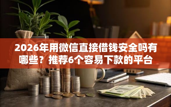 2026年用微信直接借钱安全吗有哪些？推荐6个容易下款的平台