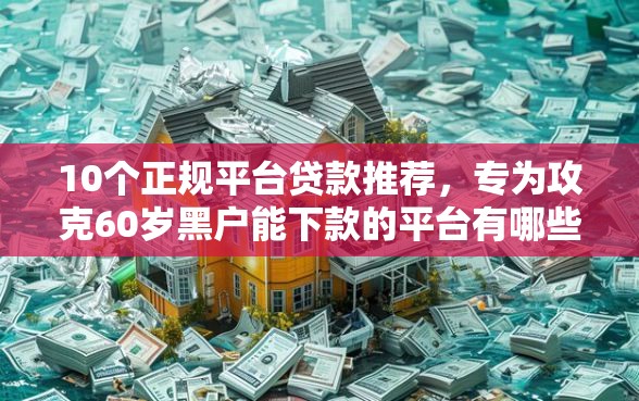 10个正规平台贷款推荐，专为攻克60岁黑户能下款的平台有哪些难题