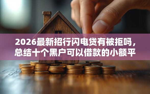 2026最新招行闪电贷有被拒吗，总结十个黑户可以借款的小额平台！