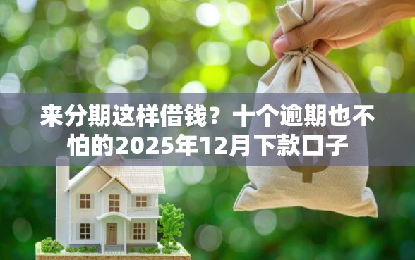 来分期这样借钱？十个逾期也不怕的2025年12月下款口子