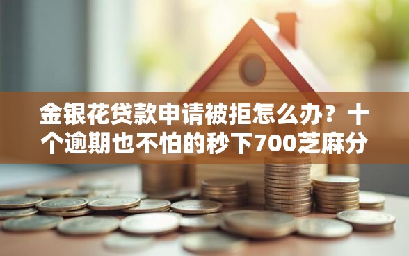 金银花贷款申请被拒怎么办？十个逾期也不怕的秒下700芝麻分贷款软件