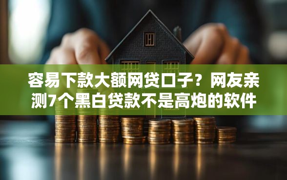 容易下款大额网贷口子？网友亲测7个黑白贷款不是高炮的软件盘点