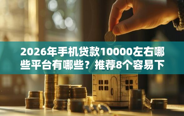 2026年手机贷款10000左右哪些平台有哪些？推荐8个容易下款的平台