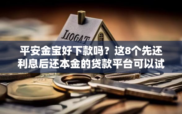 平安金宝好下款吗？这8个先还利息后还本金的贷款平台可以试试