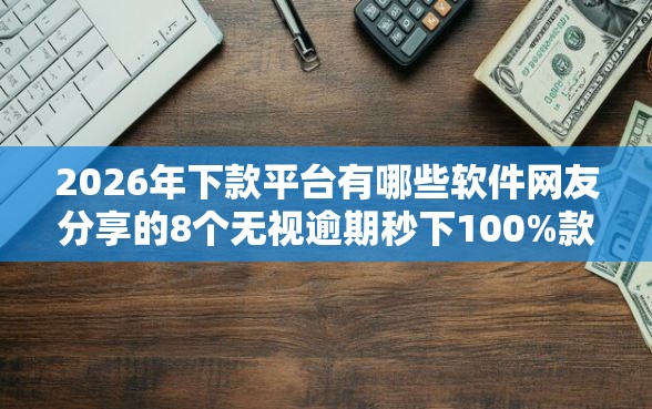 2026年下款平台有哪些软件网友分享的8个无视逾期秒下100%款的口子我觉得不错！