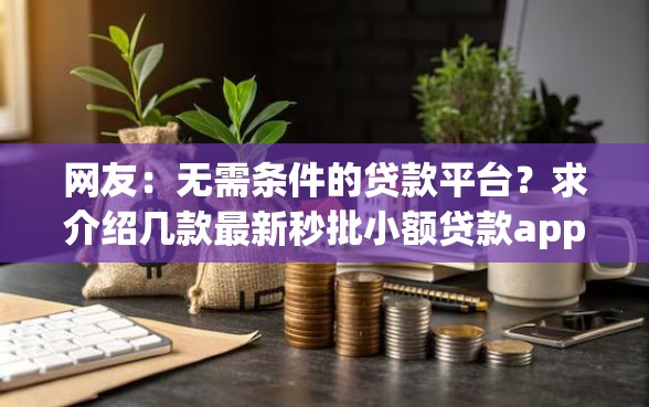 网友：无需条件的贷款平台？求介绍几款最新秒批小额贷款app