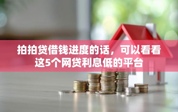 拍拍贷借钱进度的话，可以看看这5个网贷利息低的平台