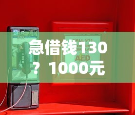 急借钱130？1000元无门槛借款平台推荐，6个有信用卡就能贷款的平台盘点