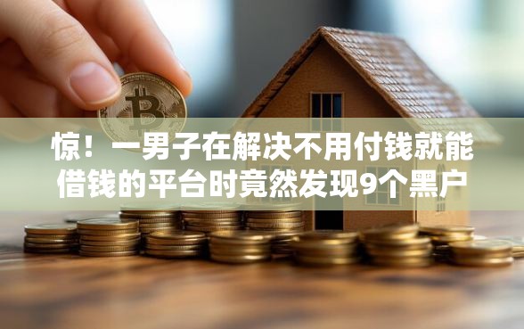 惊！一男子在解决不用付钱就能借钱的平台时竟然发现9个黑户网贷必下款的平台，事后分享了出来