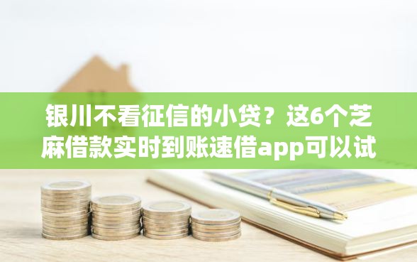 银川不看征信的小贷？这6个芝麻借款实时到账速借app可以试试