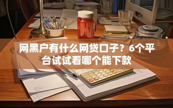 网黑户有什么网贷口子？6个平台试试看哪个能下款