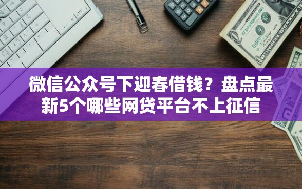 微信公众号下迎春借钱？盘点最新5个哪些网贷平台不上征信