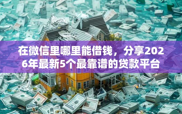 在微信里哪里能借钱，分享2026年最新5个最靠谱的贷款平台
