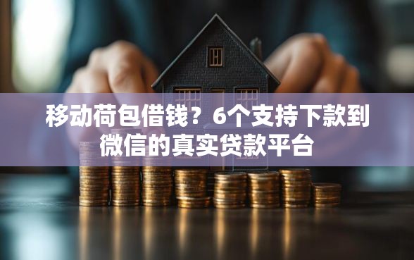 移动荷包借钱？6个支持下款到微信的真实贷款平台