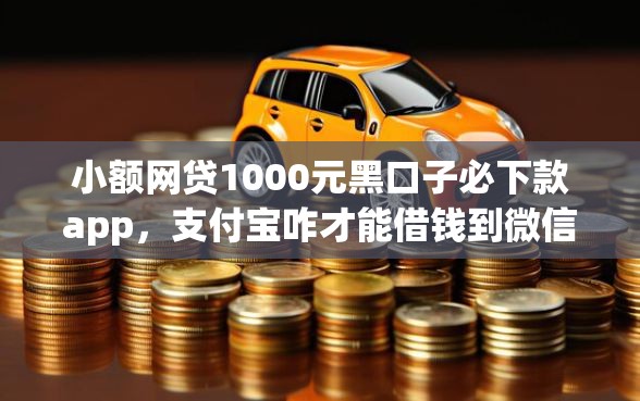 小额网贷1000元黑口子必下款app，支付宝咋才能借钱到微信的8个平台介绍