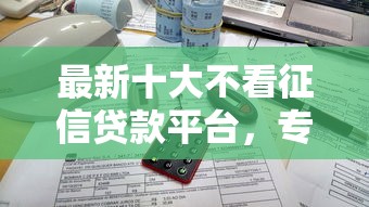 最新十大不看征信贷款平台，专治哪个平台借钱秒通过