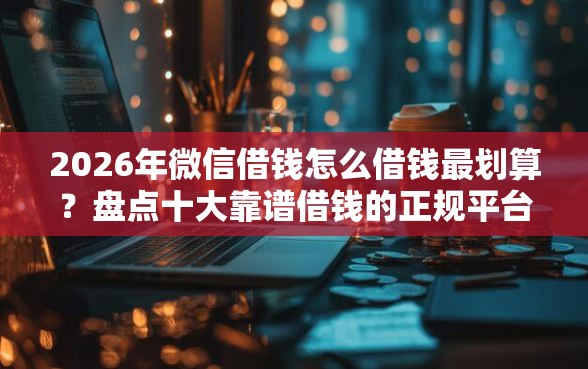 2026年微信借钱怎么借钱最划算？盘点十大靠谱借钱的正规平台