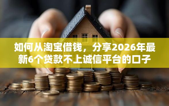 如何从淘宝借钱,分享2026年最新6个贷款不上诚信平台的口子 如何从淘宝借钱,分享2026年最新6个贷款不上诚信平台的口子