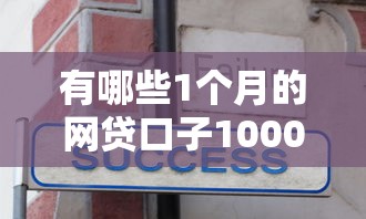 有哪些1个月的网贷口子1000元无门槛本月借款平台力荐！分享小额网贷口子1000元无门槛借款
