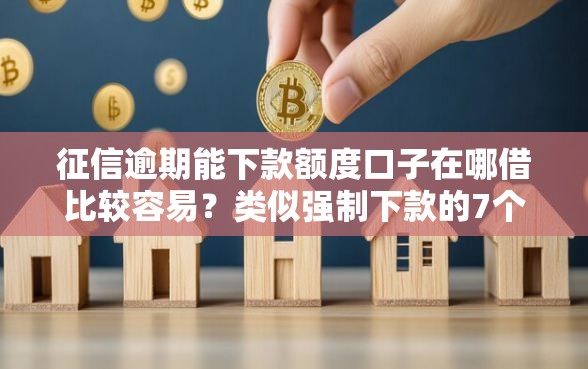 征信逾期能下款额度口子在哪借比较容易？类似强制下款的7个口子参考