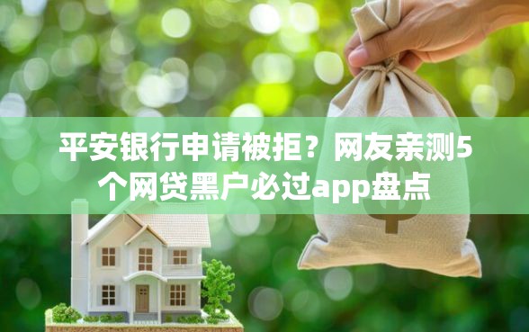 平安银行申请被拒？网友亲测5个网贷黑户必过app盘点