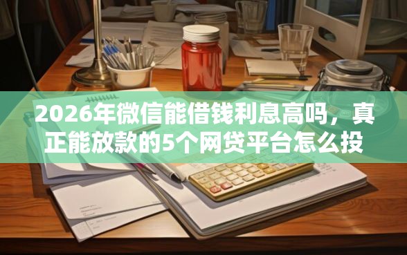 2026年微信能借钱利息高吗，真正能放款的5个网贷平台怎么投诉推荐