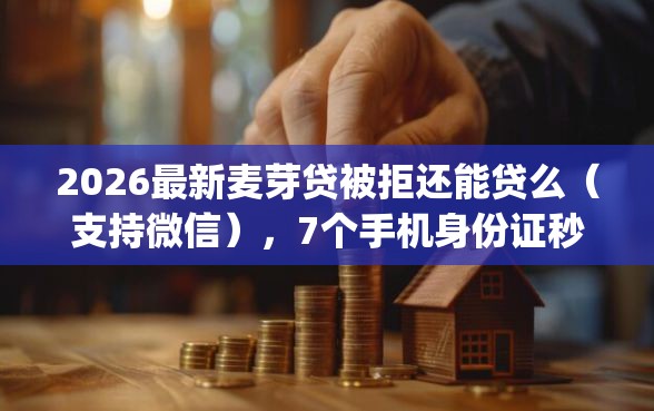 2026最新麦芽贷被拒还能贷么（支持微信），7个手机身份证秒借现金的app无私分享