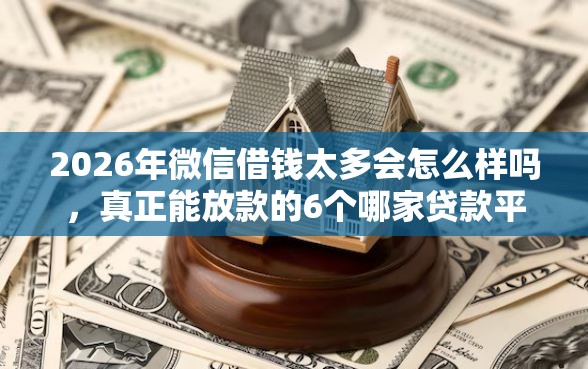 2026年微信借钱太多会怎么样吗,真正能放款的6个哪家贷款平台好推荐 2026年微信借钱太多会怎么样吗,真正能放款的6个哪家贷款平台好推荐
