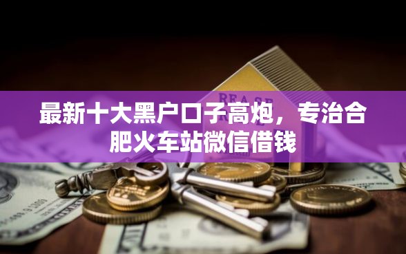 最新十大黑户口子高炮，专治合肥火车站微信借钱