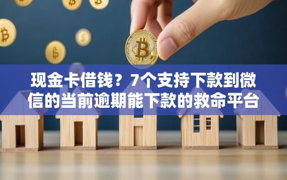 现金卡借钱？7个支持下款到微信的当前逾期能下款的救命平台