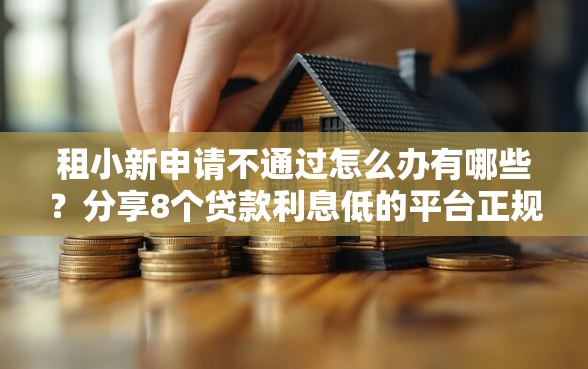 租小新申请不通过怎么办有哪些？分享8个贷款利息低的平台正规
