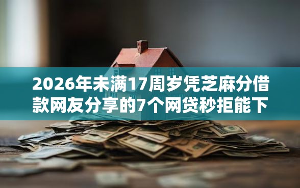 2026年未满17周岁凭芝麻分借款网友分享的7个网贷秒拒能下款的口子我觉得不错！