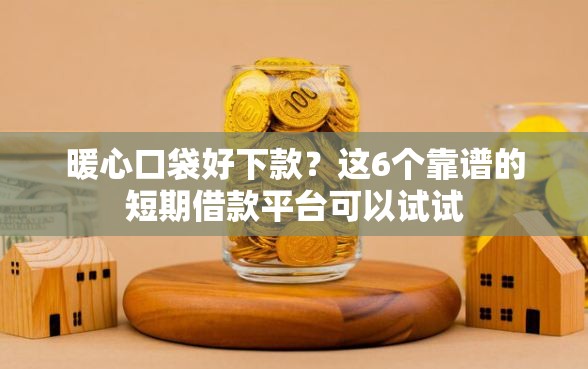 暖心口袋好下款？这6个靠谱的短期借款平台可以试试
