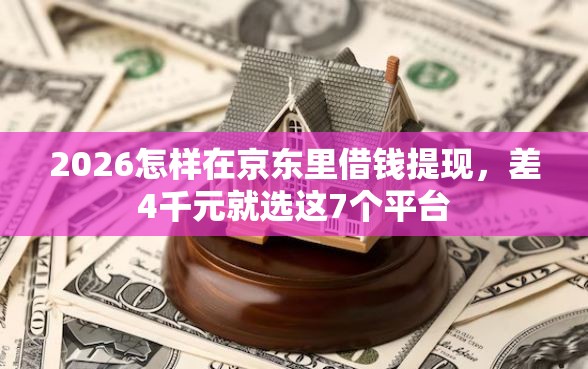 2026怎样在京东里借钱提现，差4千元就选这7个平台