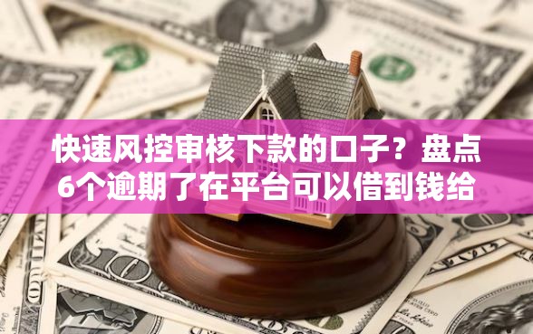 快速风控审核下款的口子？盘点6个逾期了在平台可以借到钱给你参考