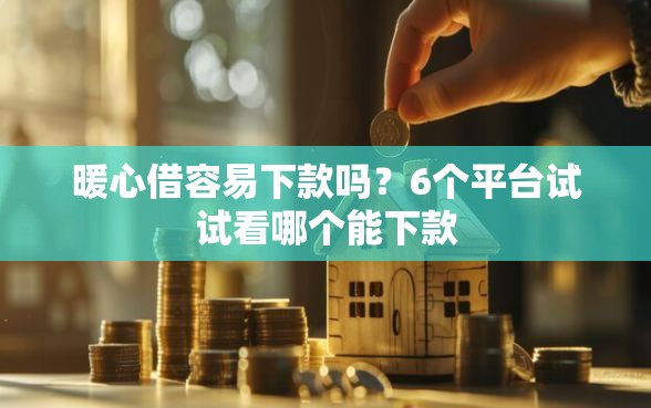 暖心借容易下款吗？6个平台试试看哪个能下款