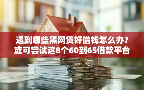 遇到哪些黑网贷好借钱怎么办？或可尝试这8个60到65借款平台