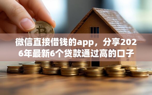 微信直接借钱的app,分享2026年最新6个贷款通过高的口子 微信直接借钱的app,分享2026年最新6个贷款通过高的口子