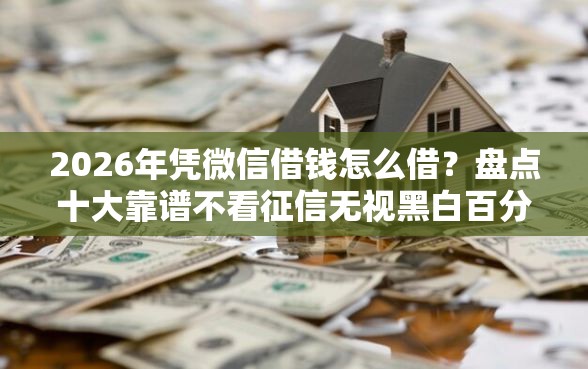 2026年凭微信借钱怎么借？盘点十大靠谱不看征信无视黑白百分百下款网贷软件
